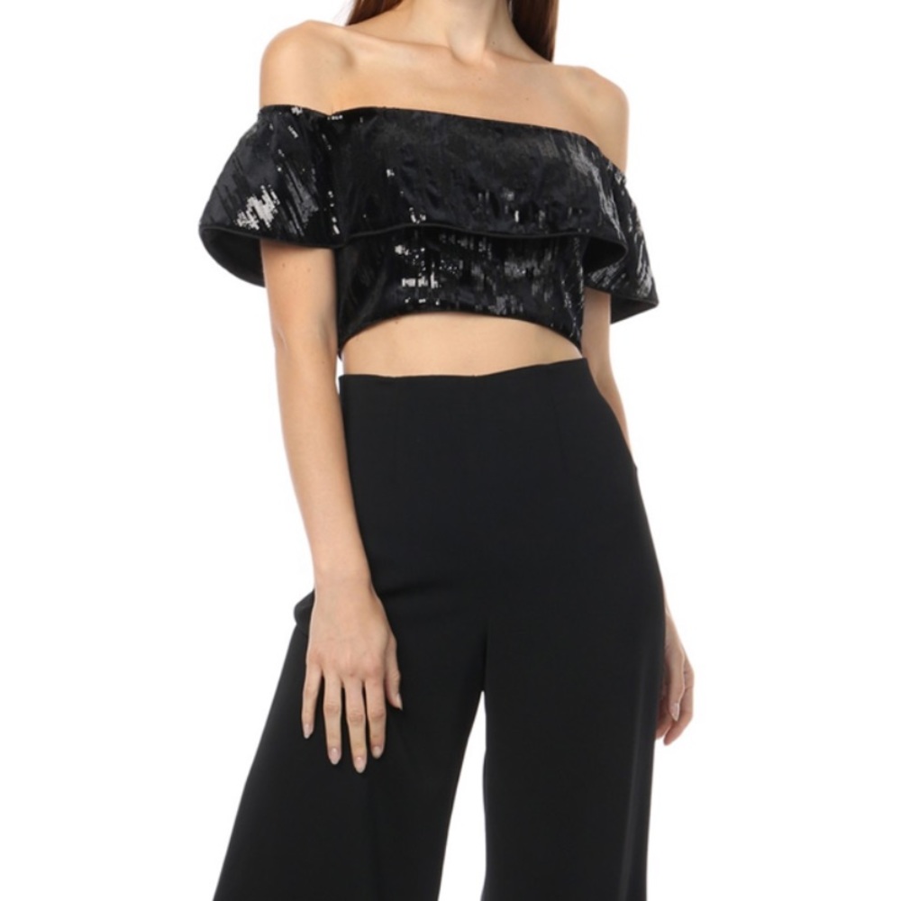 JayGodfrey sequins crop top